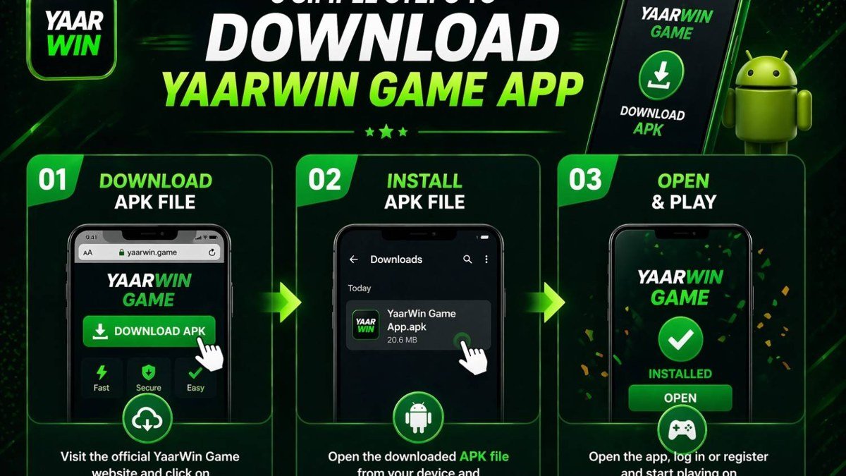 YaarWin app download instructions